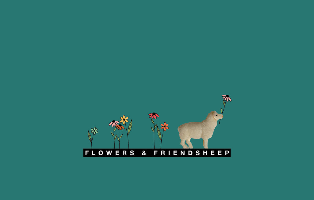 Flowers and friendsheep