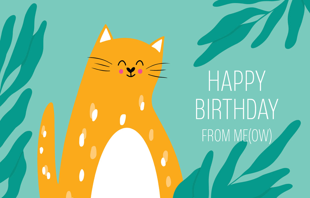 Happy birthday from meow